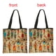 thumbnail image 5 of Bolso de mano estilo africano para mujer, bolso con asa superior con estampado tradicional afro para mujer, bolso de compras para niña, bolso de hombro, 5 of 5