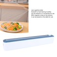 thumbnail image 3 of Refillable Plastic Wrap Dispenser With Cutter, Multi Purpose Cling Film Dispenser, PP Material, Adjustable Size For Kitchen Storage Organization, 3 of 8