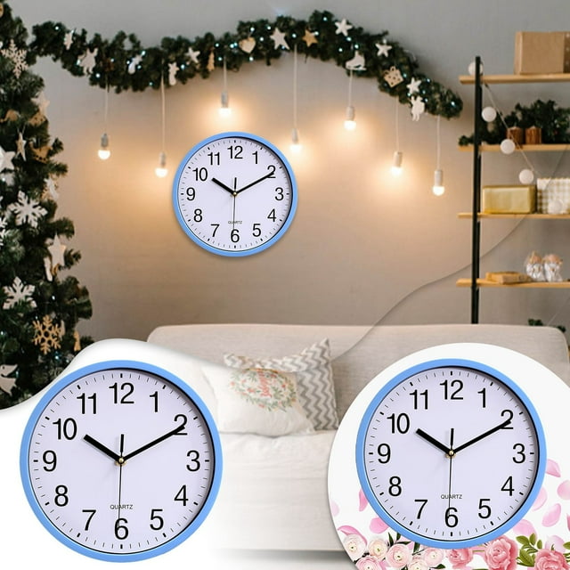 10 Inch 25CM Wall Clock Living Room Quartz Clock Bedroom Living Room Wall Clock Clock Potty Timer Slow N Sear 30 Second Timer Boxing Timer Fryer Pot