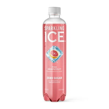 Sparkling Ice® Naturally Flavored Sparkling Water, Pink Grapefruit 17 fl oz Plastic Bottle