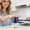 Blue, variant on Portable Rechargeable Electric Garlic Chopper – Cordless Mini Food Processor with Stainless Steel Blades, Glass Bowl Food Chopper for Garlic, Onion, Meat, Fruits & Vegetables