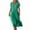 Green, variant on Cotton Linen Maxi Dresses for Women Summer 2026 Short Sleeve Beach Dress Lightweight Casual V Neck Dresses Solid Color Long Dress