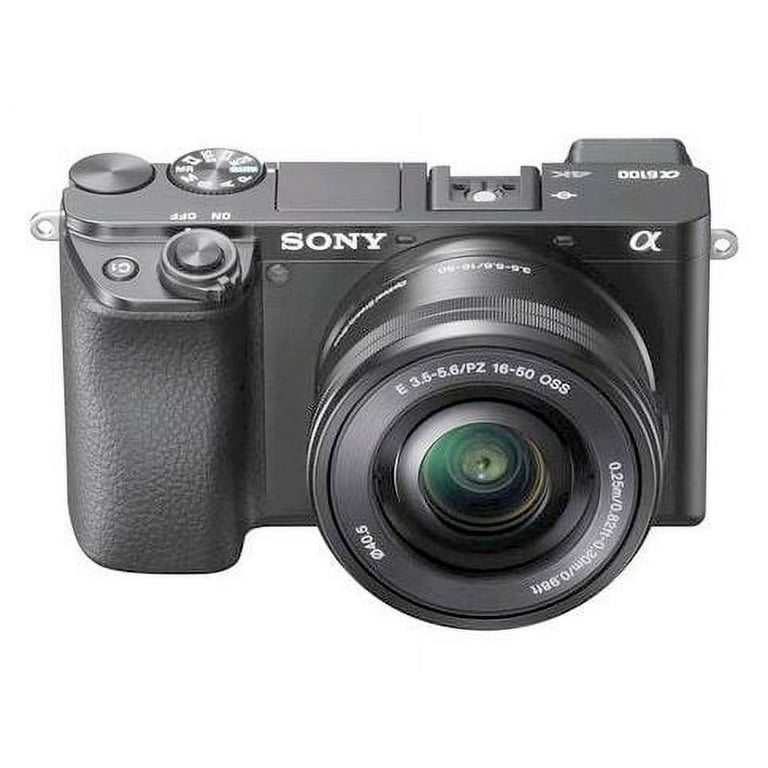 Sony Alpha a6100 Mirrorless Digital Camera with 16-50mm Lenses 