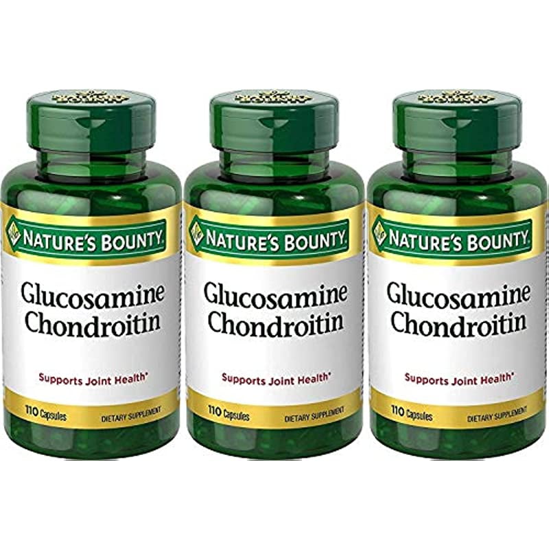 Nature's Bounty Glucosamine Chondroitin Complex 110 capsules (Pack of 3