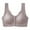 Purple, variant on Sakmal Womens Bras Under $10 Beige Front Closure Plus Size Wireless Bra Bra for Ladies