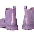 thumbnail image 2 of Bocca Girls Glitter Chelsea Boots Purple Ankle Booties With Zipper 13M, 2 of 6