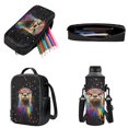 thumbnail image 3 of ZUXONGSY Splash Paint Otter Print Kids Backpack Set with Lunch Box Pencil Case and Water Bottle Holder, 4 PCS Lightweight Preschool Schookbag for Boys Girls, Waterproof Elementary Student Bookbag, 3 of 6