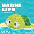 thumbnail image 2 of 12 Types de Blocs de Construction d'Animaux Marins, 2642 Pcs de Micro-Particules à Assembler Modèles d'Animaux, Jouets Éducatifs, 2 of 5