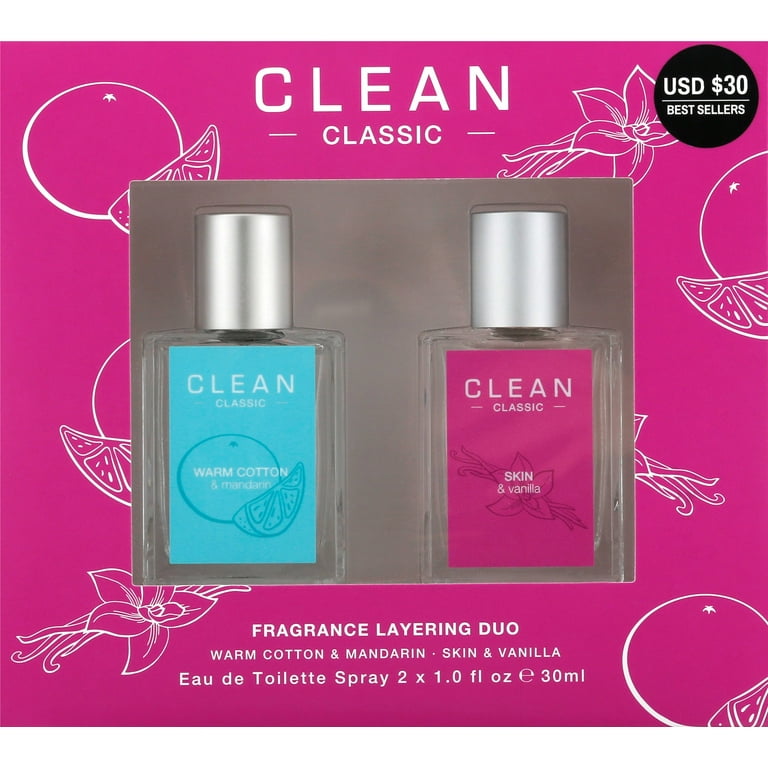 CLEAN Classic Bestselling Perfume Set Eau de Toilette Fragrance