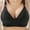 26-Black, variant on YWDJ Bras for Women Plus Size Comfortable Bras No Wires Bras Adjustable Straps Half Cup Push up Wrap Sleep Bras Padded Plus Size Comfortable Bras Comfy Bras Black L