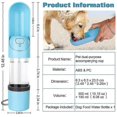 thumbnail image 2 of Portable Pet Dog Cat Universal Food Water Bottle Anti-leak Anti-drip Travel Outdoor Water Dispenser, 2 of 4