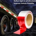 thumbnail image 3 of Reflective Tape. High Visibility Reflective Stickers. Self-Adhesive Safety Tape for Car Trucks Camper Trailer Balance Strollers Helmets., 3 of 5