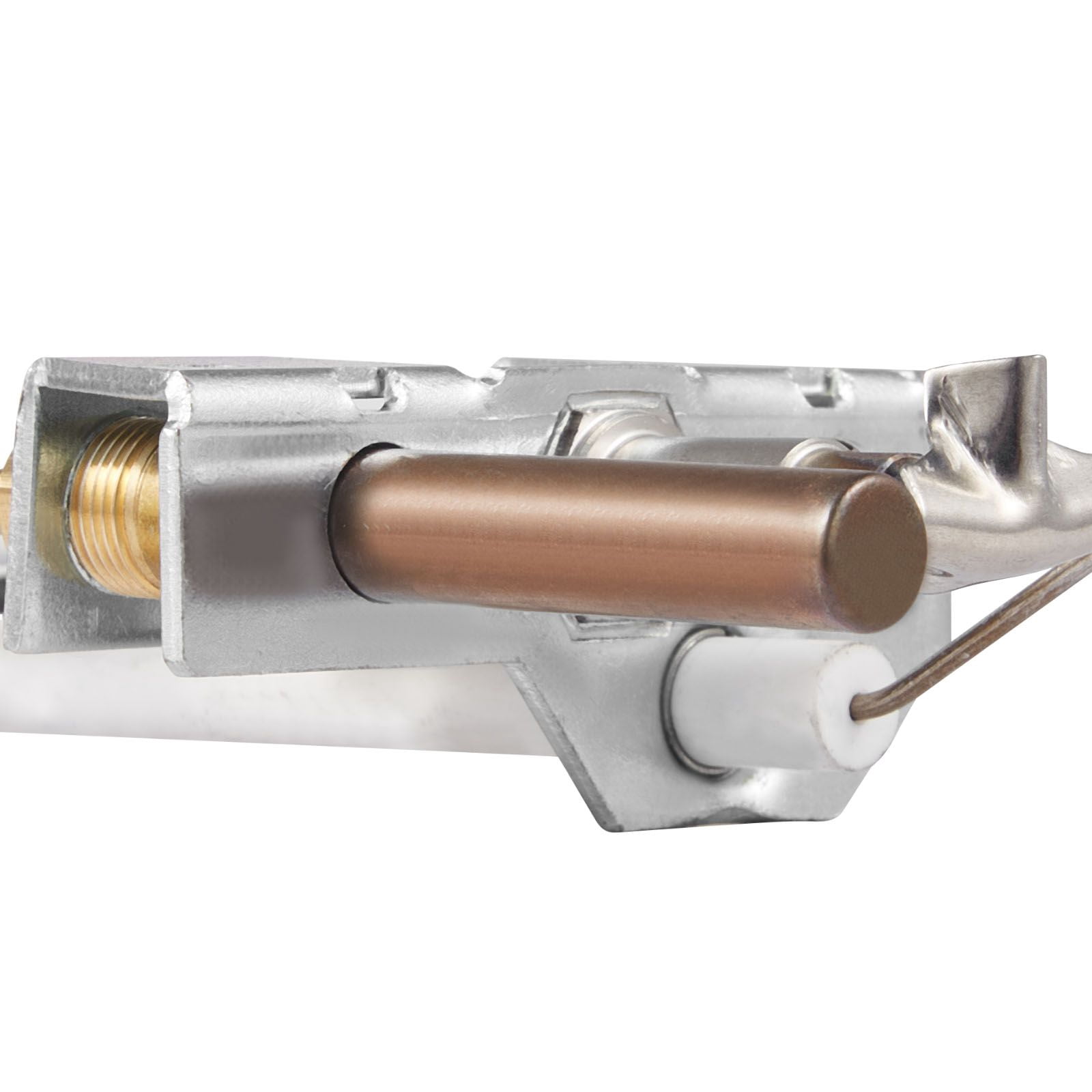Natural Gas Fireplace Pilot Assembly, Two 24in Parts + 22in Ignitor + 16in Thermocouple, OEM Replacement Flame Monitoring for Gas Fireplace Heater