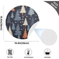 thumbnail image 4 of GZHJMY Christmas Tree Placemats Set of 1 Non-Slip Heat Resistant Dining Table Place Mats Washable Kitchen PVC Weave Table Mats Table Mat, 4 of 7