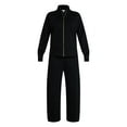 thumbnail image 5 of Time and Tru Women's Fleece Sweatshirt and Barrel Leg Pants Set, 2-Piece, Sizes XS-XXXL, 5 of 5