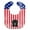 Black, variant on Patriotic USA Pekingnese Black Baby Bib