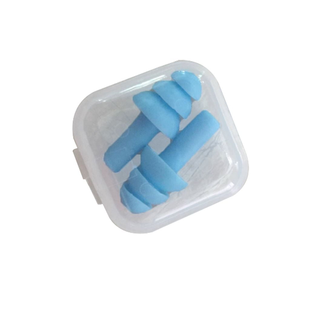 2 Pair Silicone Ear Plugs Anti Noise Snore Earplugs Noise Reduction for Study