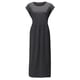 thumbnail image 2 of Vestido informal de lino sin mangas para mujer con bolsillos - Vestido midi de verano holgado con cuello redondo, 2 of 6