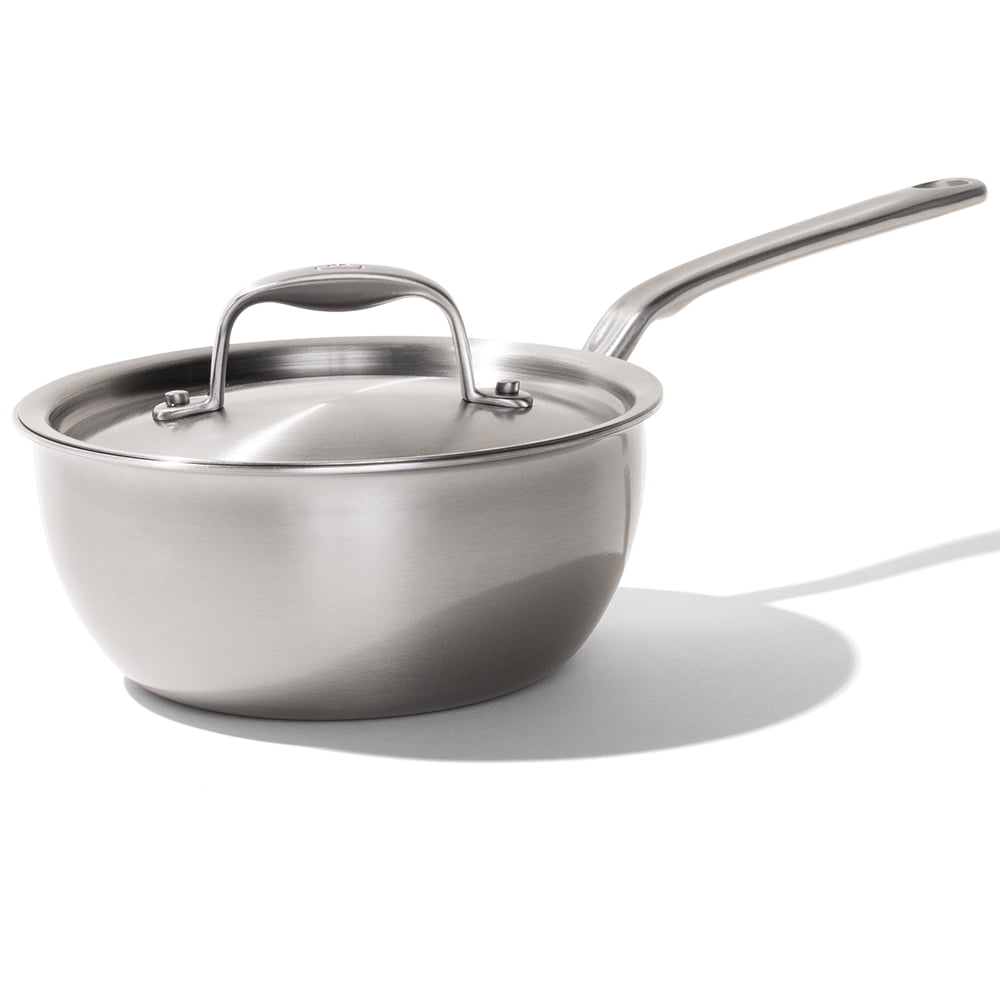 Made In Cookware 2 Quart Saucier Pan Stainless Clad 5 Ply