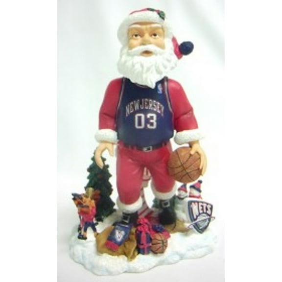 New Jersey Nets Santa Forever Collectibles Bobblehead