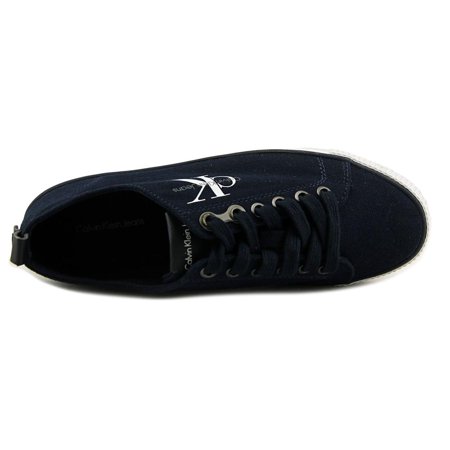 calvin klein dora canvas trainers