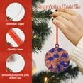 thumbnail image 4 of Zufioo Vintage USA Flag Print Large Acrylic Christmas Ornaments, Suitable for Christmas Tree Christmas Holiday Party Pendant Decorations-Round Shape, 4 of 7