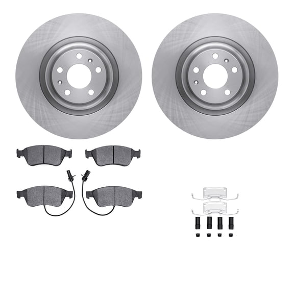 Dynamic Friction Company Front Brake Rotors with 5000 Advanced Brake Pads includes Hardware 6512-73243