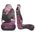 thumbnail image 3 of Yiaed Flower Bald Eagle Print Car Seat Covers,Universal Auto Seats Protector Fits for Car,SUV Sedan,Truck,Automotive Seat Covers & Accessories(Two packs), 3 of 7