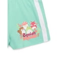 thumbnail image 2 of Squishmallow Squad Girls Graphic Fleece Shorts, Sizes 4-16, 2 of 3