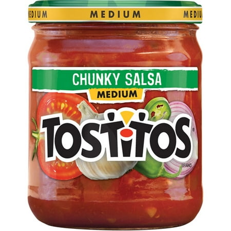 (2 Pack) Tostitos Medium Chunky Salsa, 15.5 oz (Best Way To Learn Salsa)