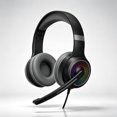 thumbnail image 2 of Wired Gaming Headset with Microphone, Dynamic RGB Light , Soft earcups, 3.5mm jack connection, Passive noise canceling, Plug-and-play on PC, PS4, PS5, and Xbox, 2 of 9