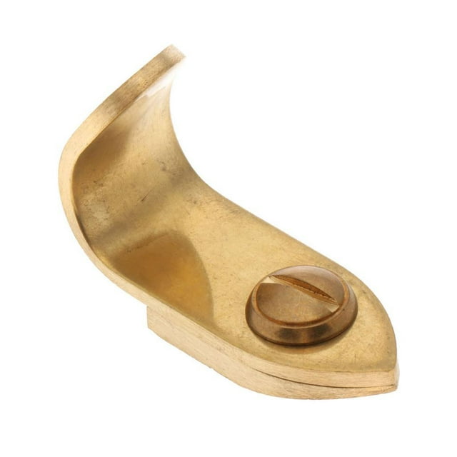 Resto del pulgar perfecl de metal dorado para saxofón