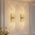 thumbnail image 1 of Candelabros de pared Camuucci, 2 unidades, funcionan con pilas de 53 cm, color dorado, 1 of 7