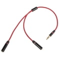 thumbnail image 3 of Audio Converter Cable Microphone Wire Xlr Splitter Cable 3.5mm Microphone Adapter 3.5mm Audio Cable Extender Male To Female, 3 of 8
