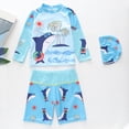 thumbnail image 2 of MuXiKeJi Clothes Boys Swim Breathable Swimwear Boys Two Piece Swim Set Beach Kids Bathing Suits Boys, 2 of 4