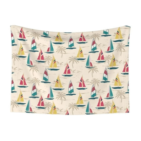 Naloa Reto Marine Nautical Dog Blanket 3 Sizes Cat Blanket for Indoor Cats Large Medium Small Dog Gifts-Medium