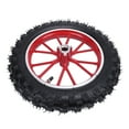 thumbnail image 1 of Mini Pneu de Roue avant de Vélo, 2.5 10 Pneu de Roue avant Tube Moyeu Caoutchouc Résistant à l'Usure 10 Pouces Moyeu de Roue Pneu Mini Tout-Terrain Motos, 1 of 7