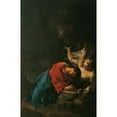 thumbnail image 2 of Paul Troger 17x24 Gold Ornate Framed and Double Matted Museum Art Print Titled - Christ on the Mount of Olives Dating (ca 1750), 2 of 4