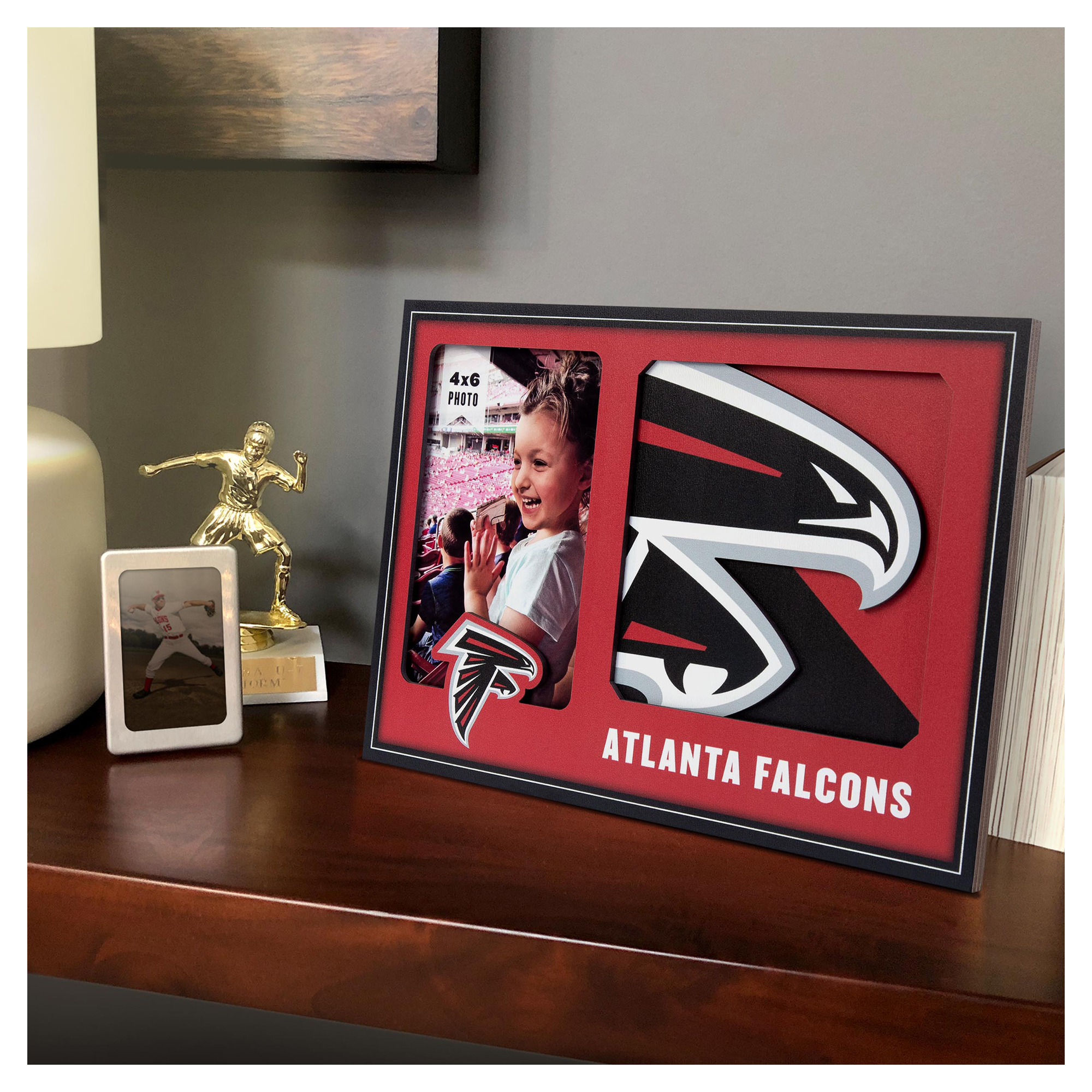 IDNA Atlanta Falcons 3D Logo Series Picture Frame
