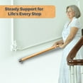 thumbnail image 5 of Pull and Stair 47" Handrail for Indoor - Durable Metal Steel, Powder-Coated, Wall Mount, Heavy Duty, 5 of 6