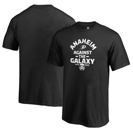 Anaheim Ducks Shirts - Anaheim Ducks Fanatics Branded Youth Star Wars Against the Galaxy T-Shirt - Black