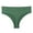 Green, variant on dianhelloya Women Briefs Super Breathable Soft Solid Color Mid Waist G-string Sports Triangle Shape Anti-septic Underpants Inner Wear Clothes
