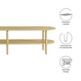 thumbnail image 3 of Torus TV Stand in Light Oak, 3 of 9