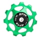 thumbnail image 3 of Polea de cambio trasero Poleas de bicicleta de carretera Accesorios ligeros para bicicletas Universal verde, 3 of 8