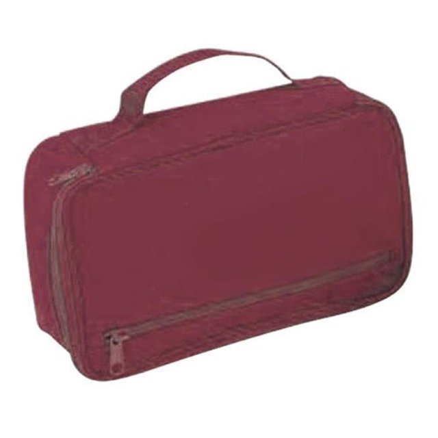 Kit de Voyage 600D Poly avec Support en Vinyle - Marron, Boîte de 60