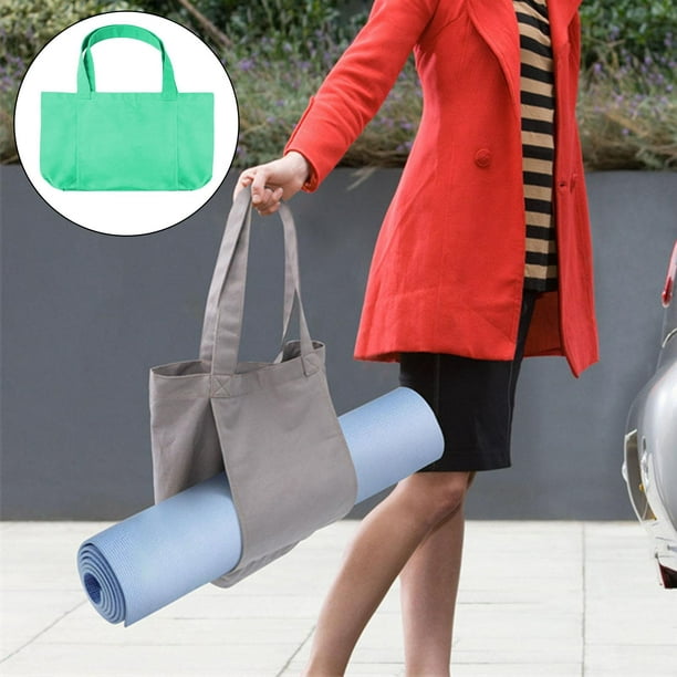 Gym Bag with Yoga Mat Holder, Yoga Mat Bags Fits All Your Daily Stuff for  Women Green