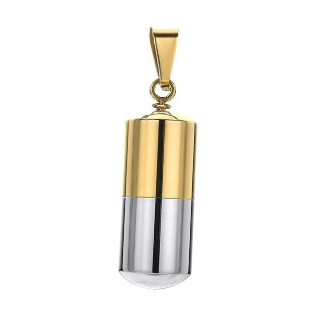 Collar con colgante de tubo de acero inoxidable para cenizas Shaofei Código 38732