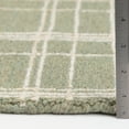 thumbnail image 4 of Better Homes & Gardens Lt Green Plaid Wool Indoor Runner Rug, 2'6"x7', 4 of 8