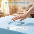 thumbnail image 4 of 3 inch Gel Memory Foam Mattress Topper with Removable & Washable Cover for Cooling Sleep,Pressure Relief ,Non-Slip Design,CertiPUR-US Certified - Twin XL, 4 of 13