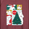 thumbnail image 3 of Coca-Cola - Christmas Tree Polar Bears - Women's Lightweight French Terry Long Sleeve Shirt, 3 of 5